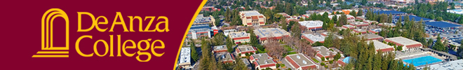江南娱乐手机app下载De Anza大学校园从空中|视图