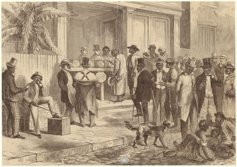 1867年新奥尔良,自由投票
