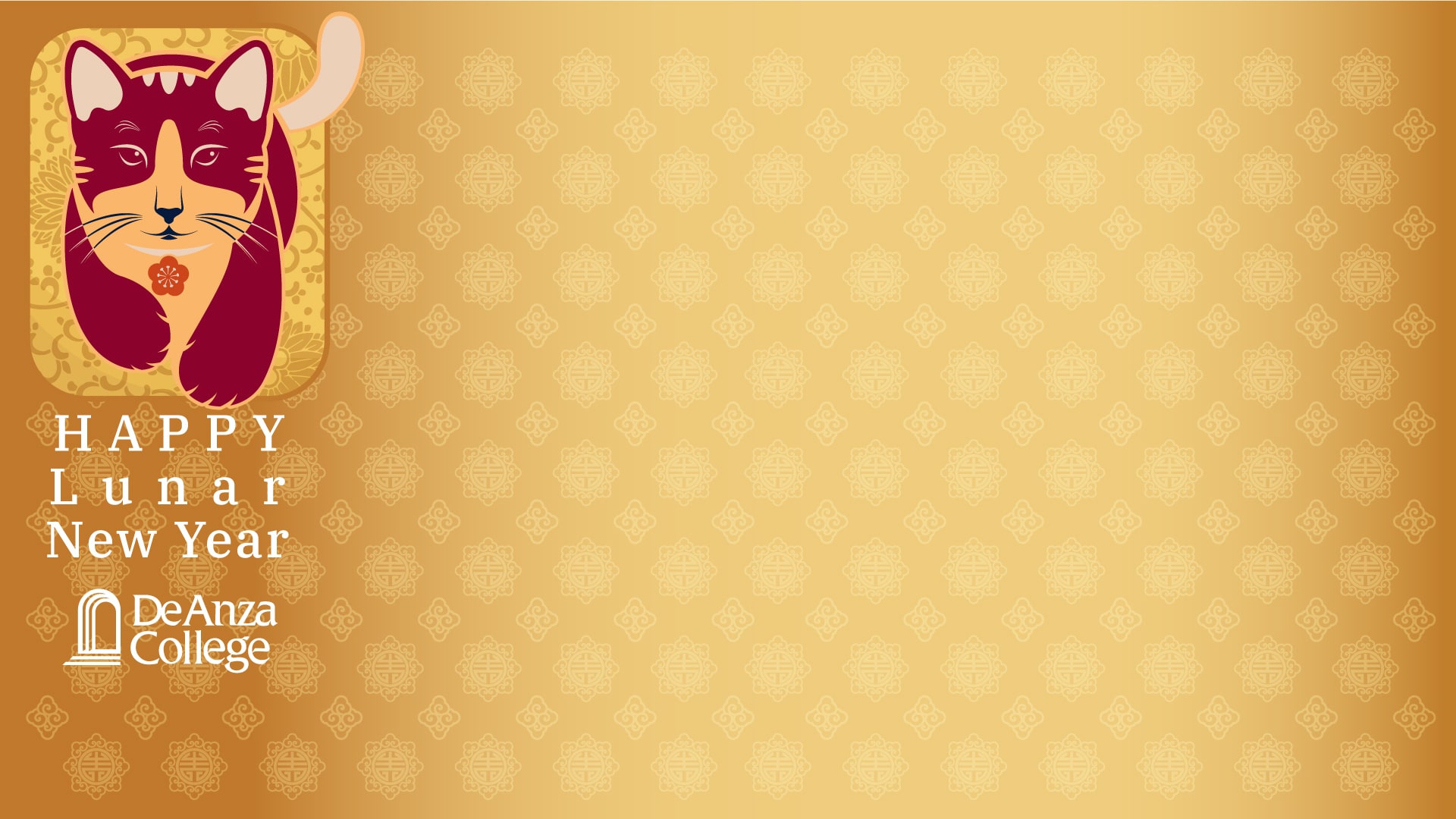 放大背景农历新年的猫3