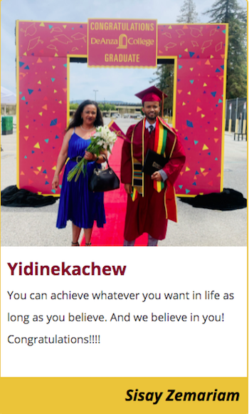 祝贺卡:Yidinekachew