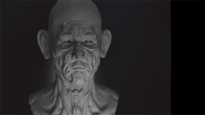 3 d建模:图片的男人的头,火车站,咖啡壶,昏暗的餐厅,汽车,建筑,机器人