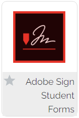 Adobe签名学生表格